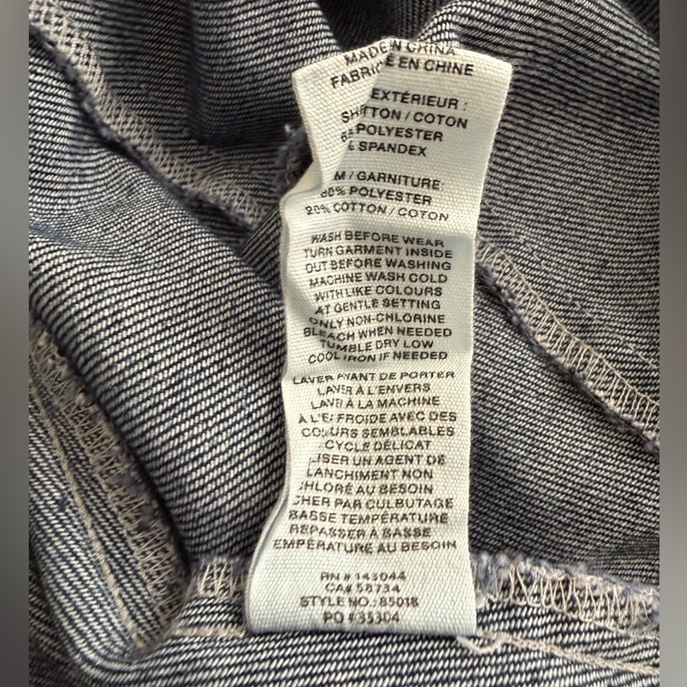 Avec Les Villes Sleeveless Denim Mini Dress - Picture 8 of 8